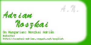 adrian noszkai business card