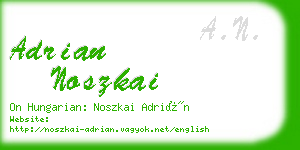 adrian noszkai business card